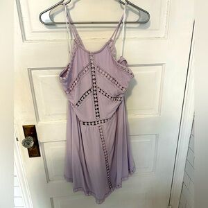 Lulus Crochet Trim Dress